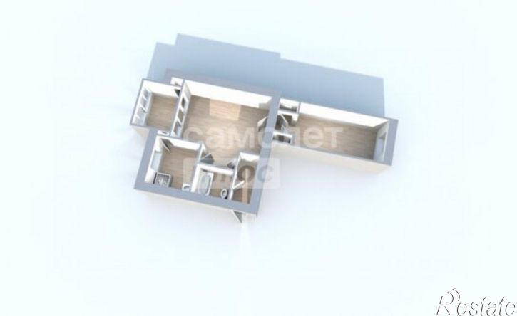 2-комн квартира улица Клары Цеткин, 1,  д. 1