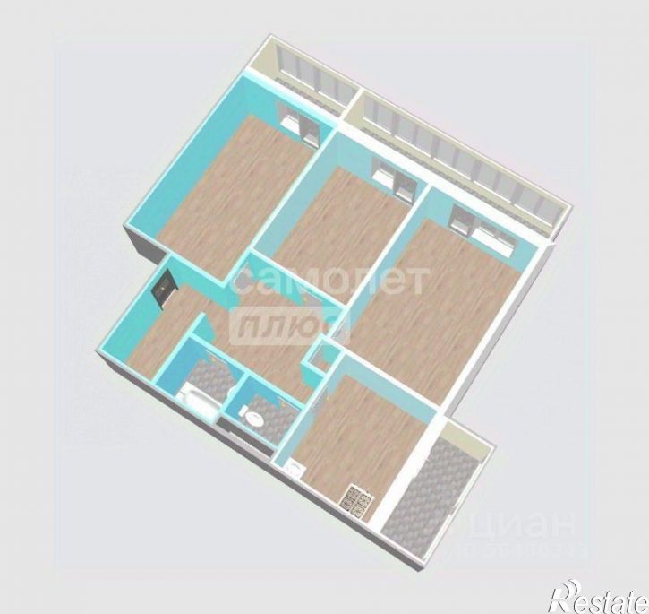 3-комн квартира улица Говорова, 53,  д. 53