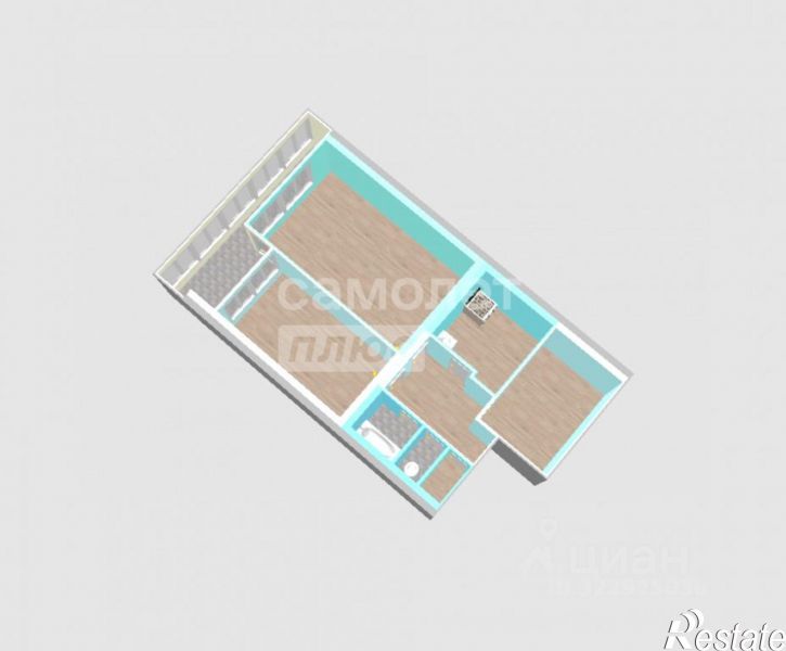 3-комн квартира улица Новицкого, 13,  д. 13