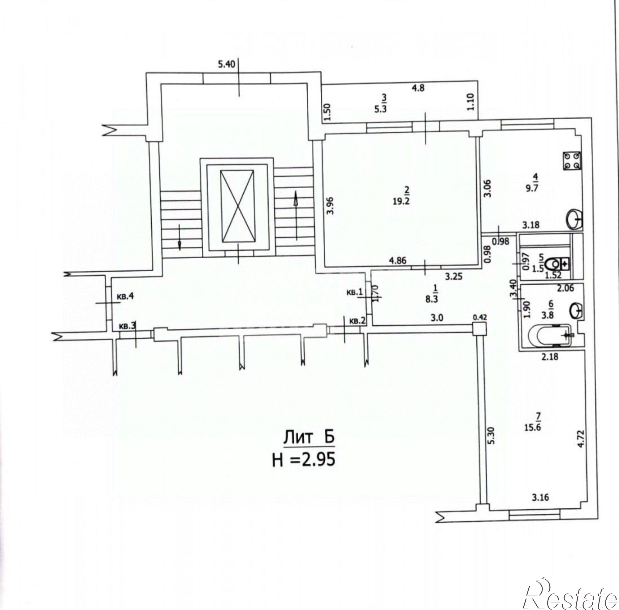 Купить квартиру за 12 700 000 рублей на улица Красина, 2