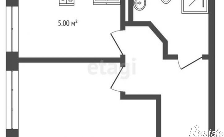 1-комн квартира улица Калараша, 80к3