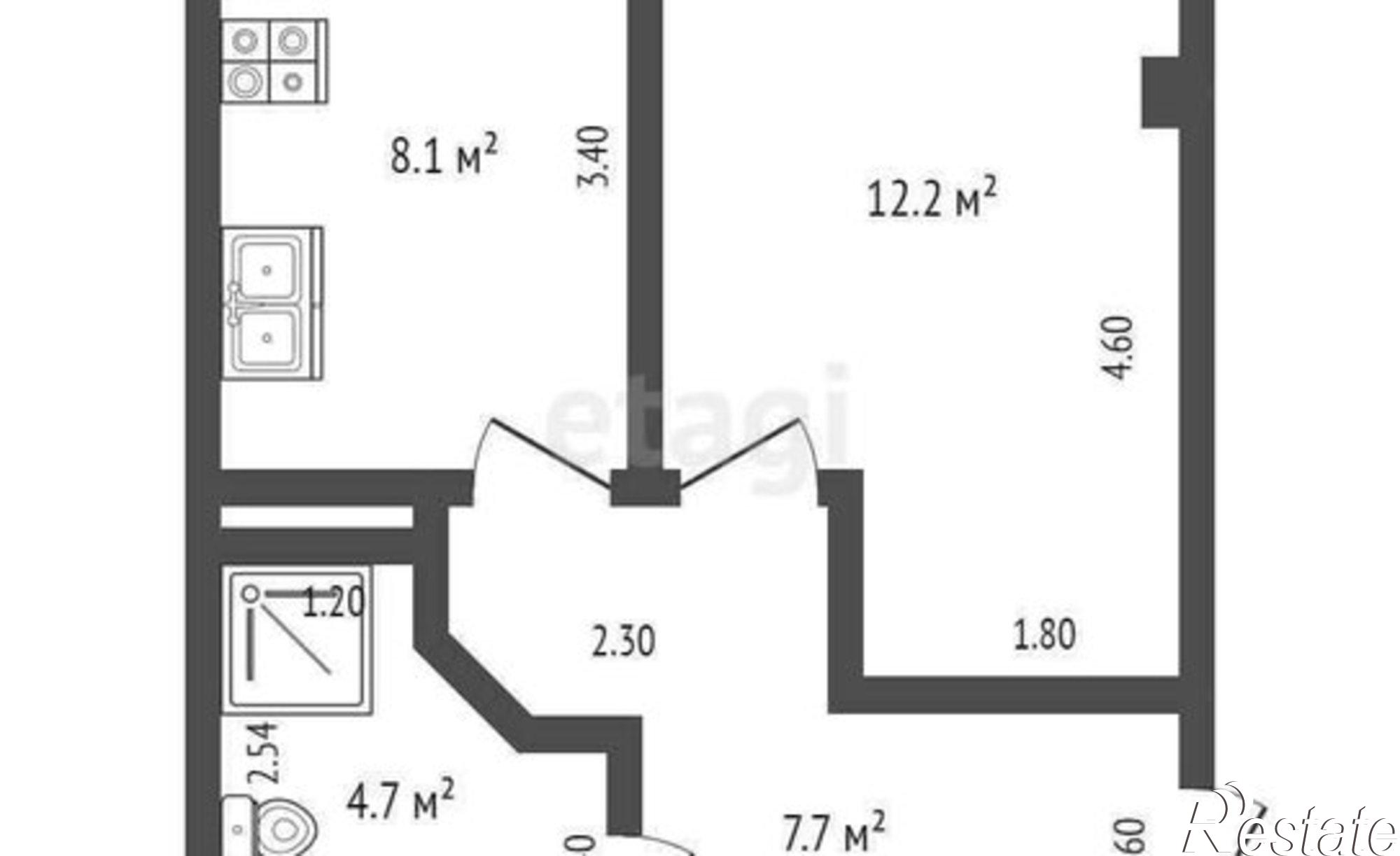 Купить квартиру за 7 200 000 рублей на улица Калараша, 80/1