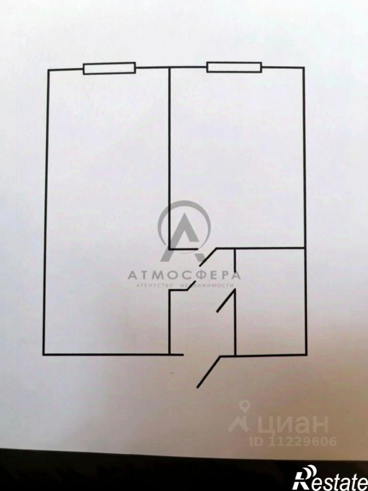 1-комн квартира улица Калараша, 16А,  д. 16А