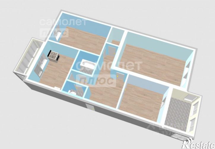 3-комн квартира Туапсинский район, Туапсе г.