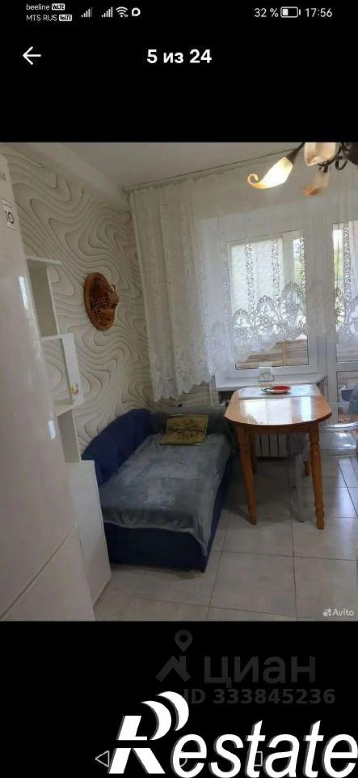1-комн квартира улица Богдана Хмельницкого, 28,  д. 28